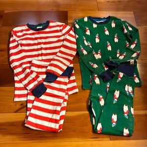 Lot of 2 pair mini boden pajamas size 9y